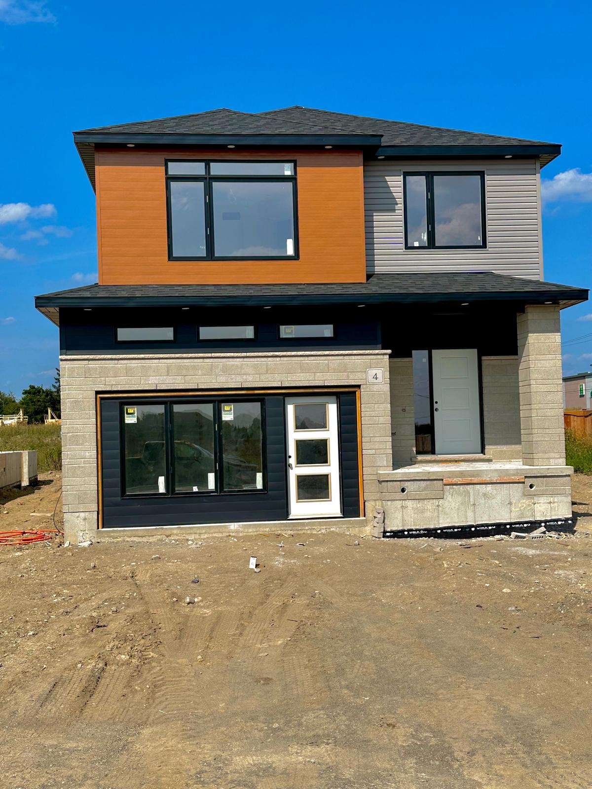 After exterior trim project
