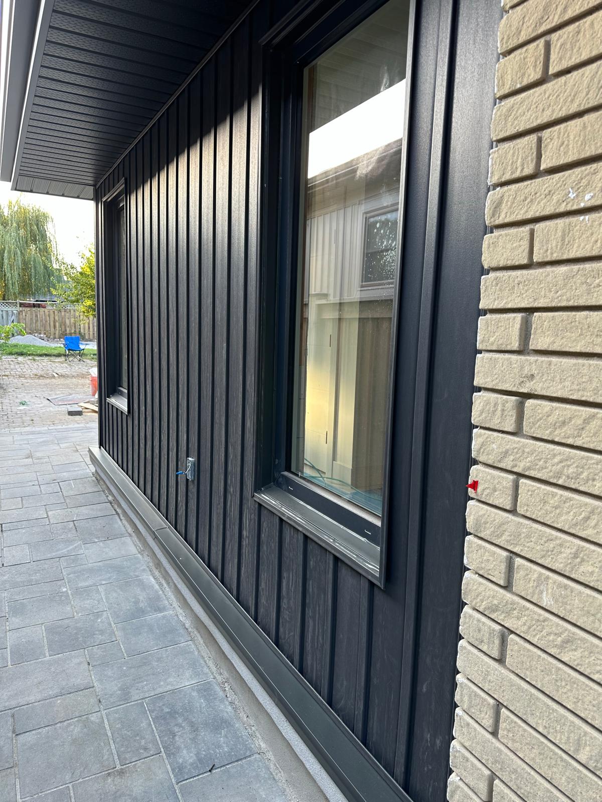 After exterior renovation