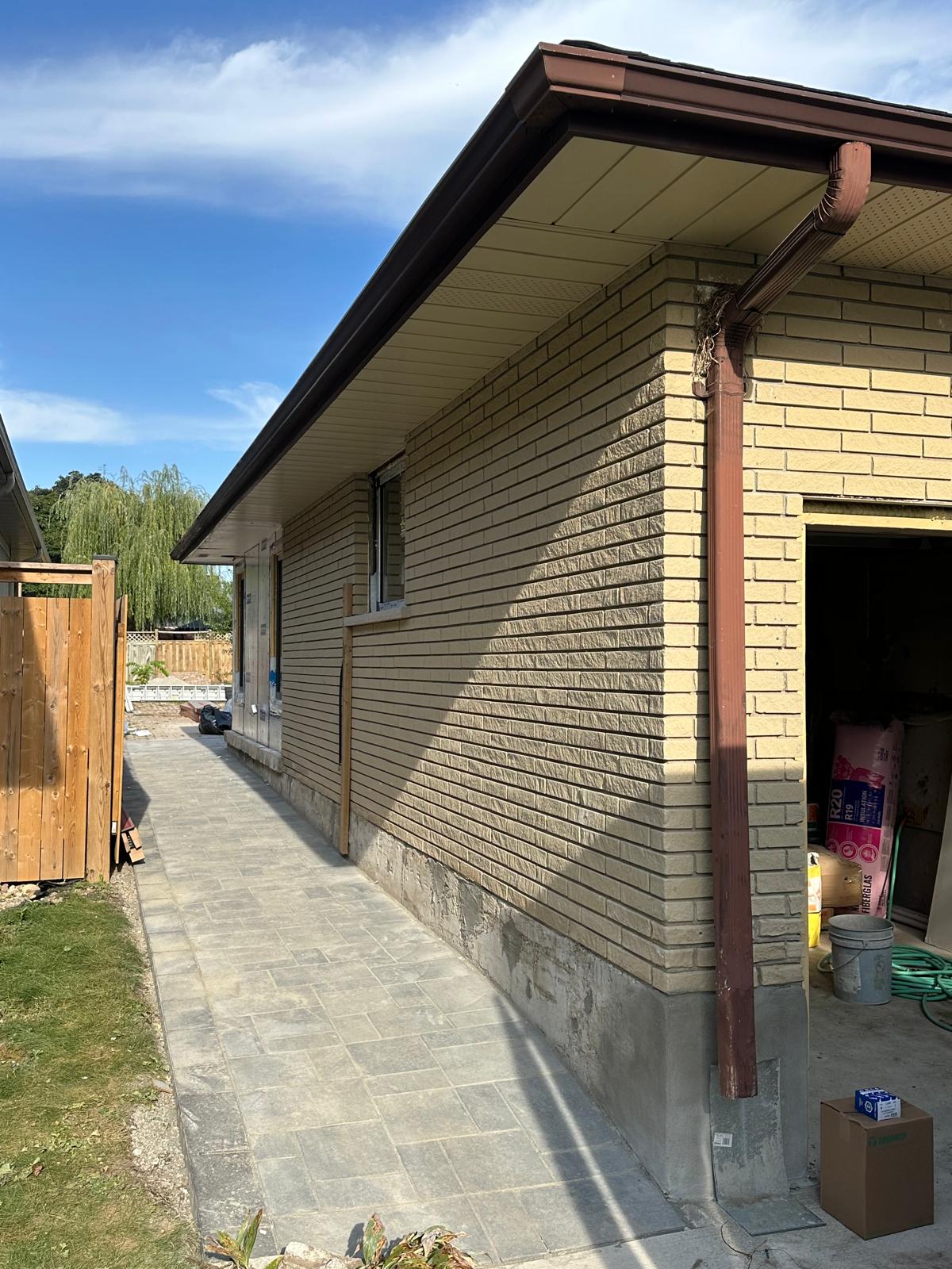 Before siding replacement
