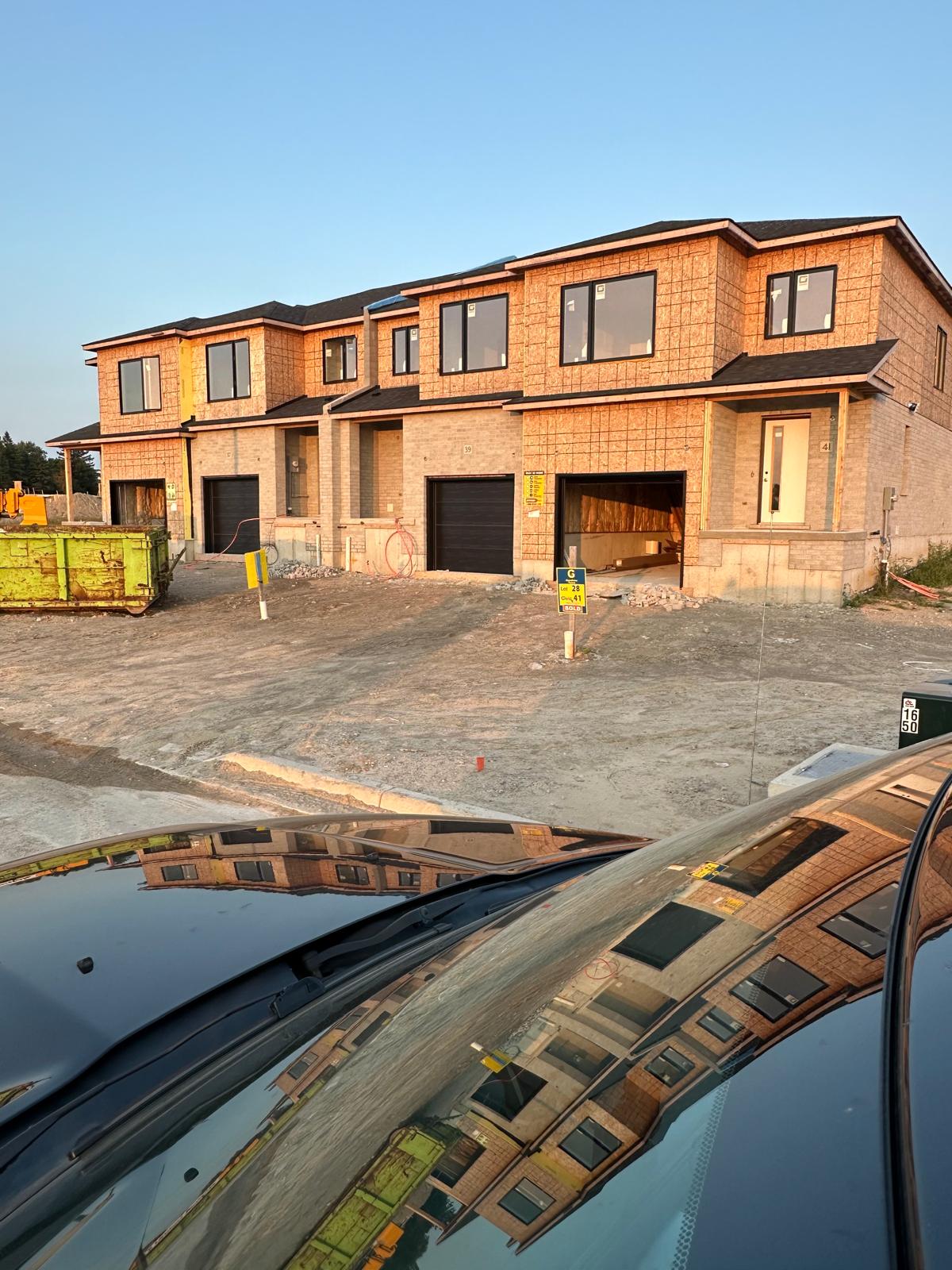Before commercial exterior renovation